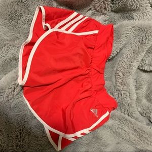 Adidas climalite red shorts